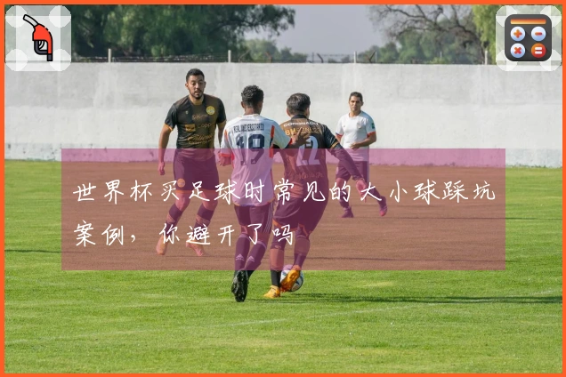 世界杯买足球时常见的大小球踩坑案例，你避开了吗